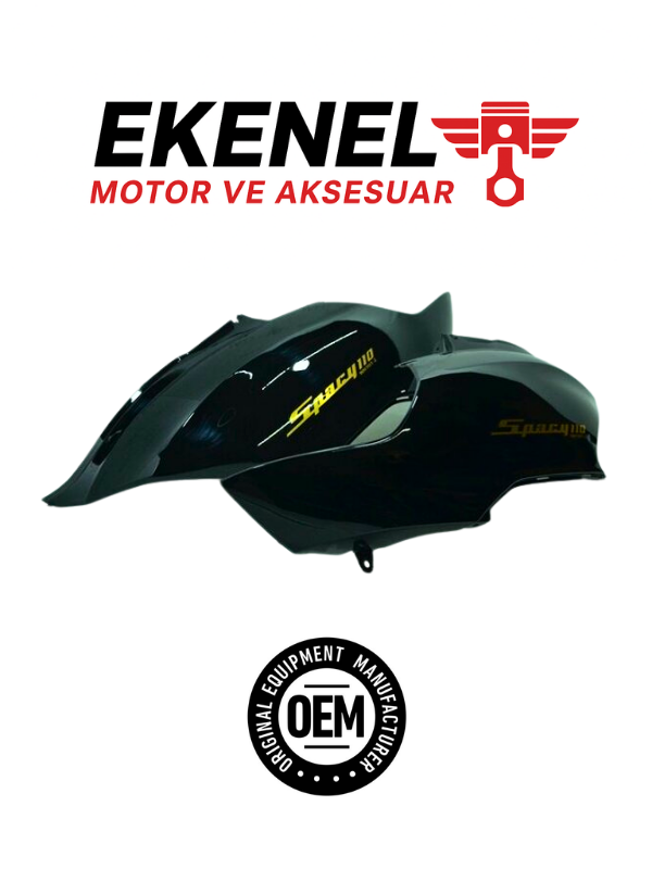 Honda Spacy 110 Sele Altı Yan Kapak Siyah Takım OEM