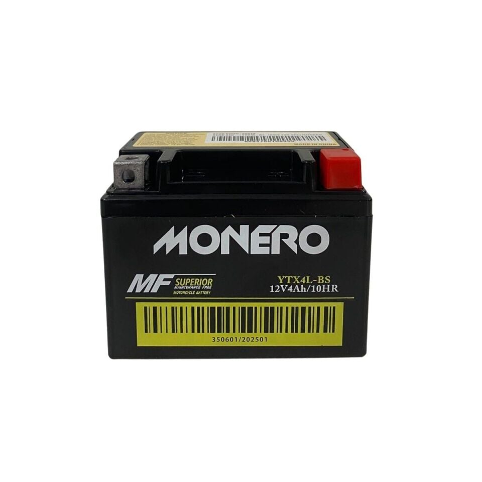 Monero YTX4L-BS Motosiklet Aküsü 12V 4Ah