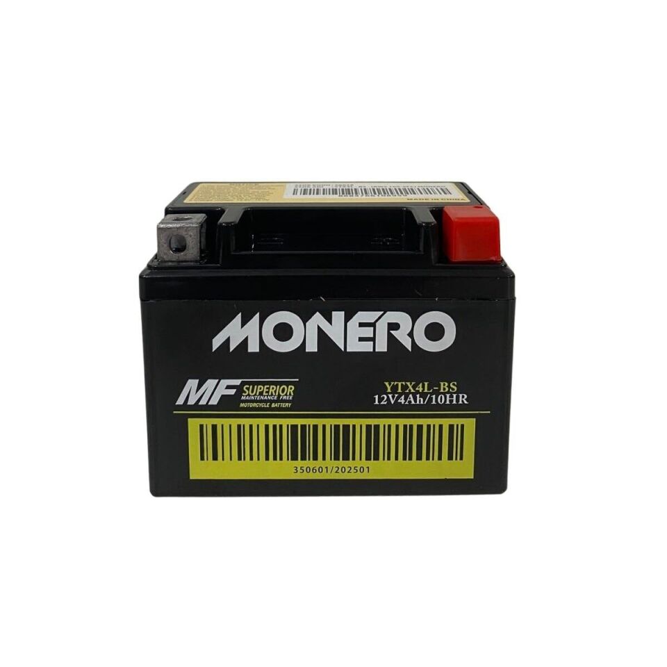 Honda Titan Uyumlu Motosiklet Aküsü 12V 4Ah YTX4L-BS Monero