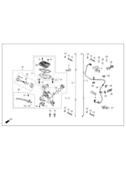 Hero Dash 125 E5 Ön Fren Kolu Orijinal