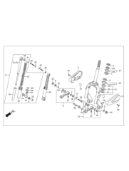 Hero Pleasure - Düet 110Lx - Pleasure 110 Plus Uyumlu Ön Amortisör Sol Orijinal