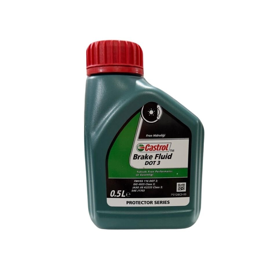 Castrol Brake Fluid DOT 3 - 500 ml Fren Hidrolik Yağı